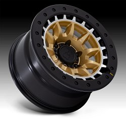 Black Rhino Tusk Matte Gold Custom Wheels 2